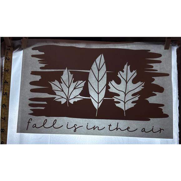 New Heat Transfer For Craft T-Shirt Making Fall is in The Air Great for Gifts - Picture 1 of 5